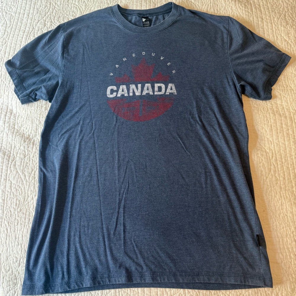 Etica Navy Blue Canada Graphic Tee